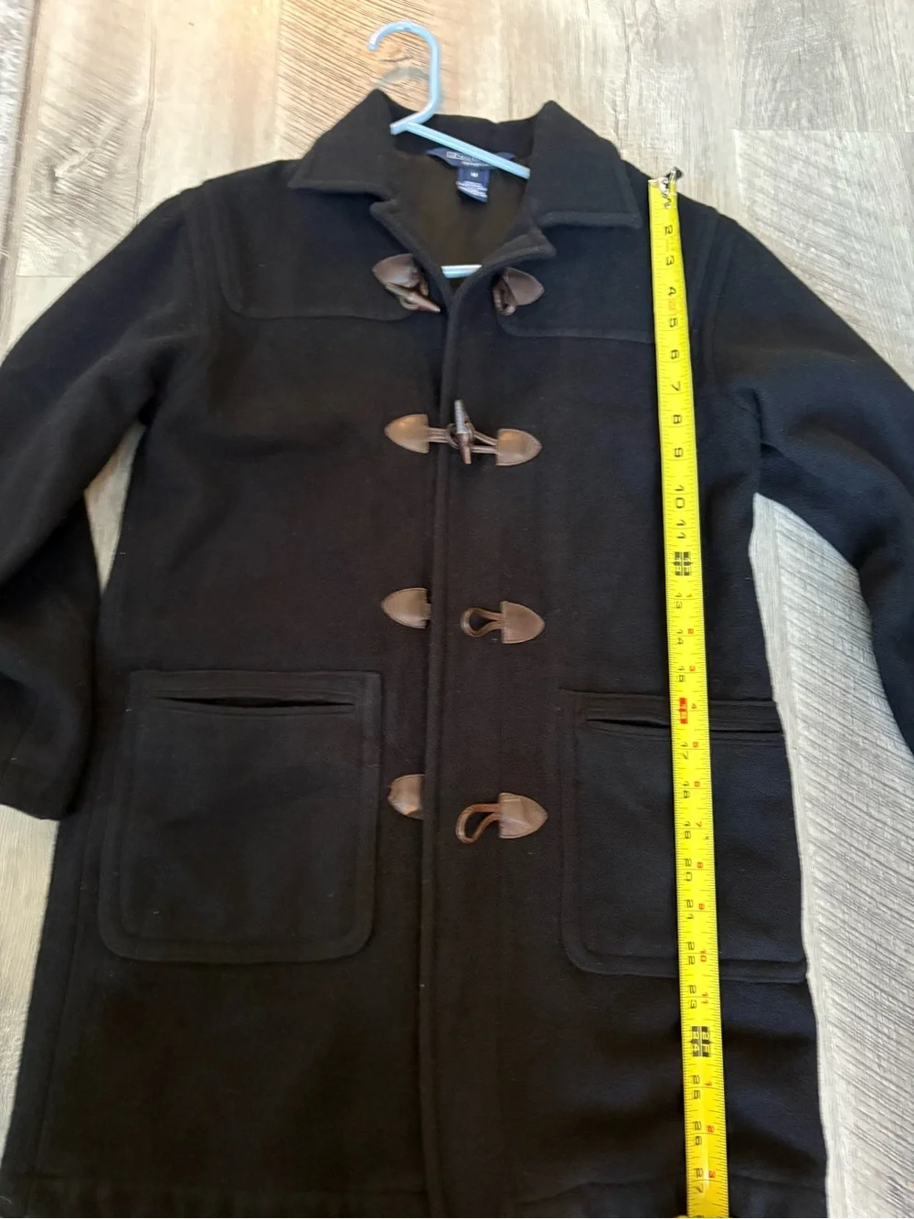 LAUREN Ralph Lauren youth Black Wool Toggle Coat